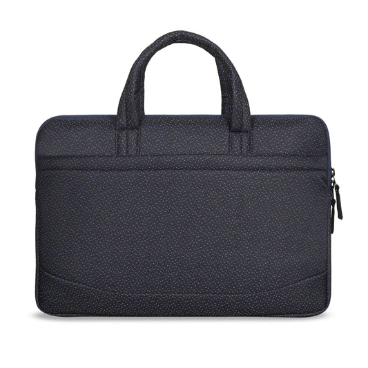 Leather World 15.6 inch Laptop Briefcase Shoulder Sling Office Business Professional Travel Messenger Bag for Men and Women Water Repellent Formal Executive Bags (Blue) 6 Months Warranty