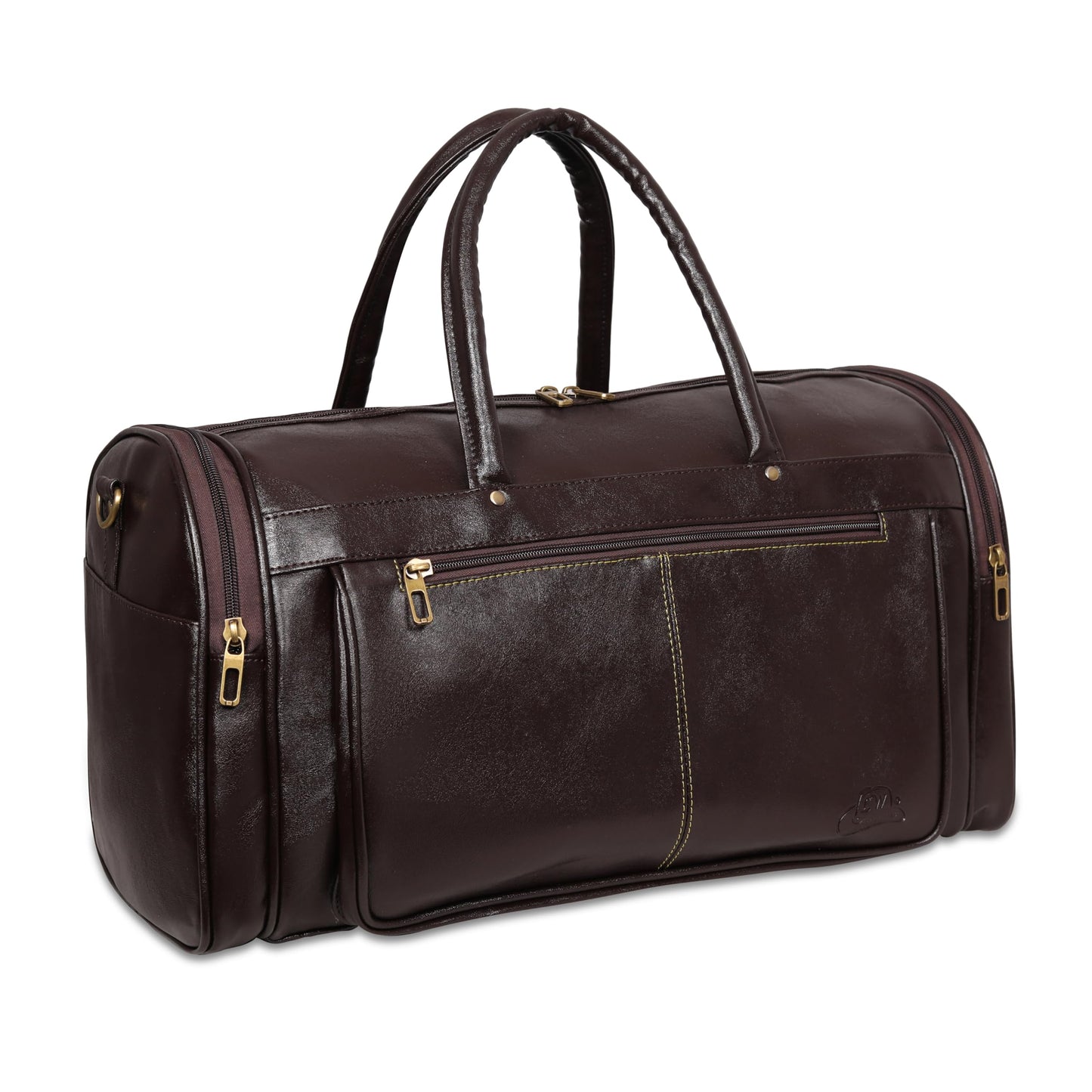 Leather Duffle Bag for Men | Travel, Gym, Sports & Overnight Bag (Brown)