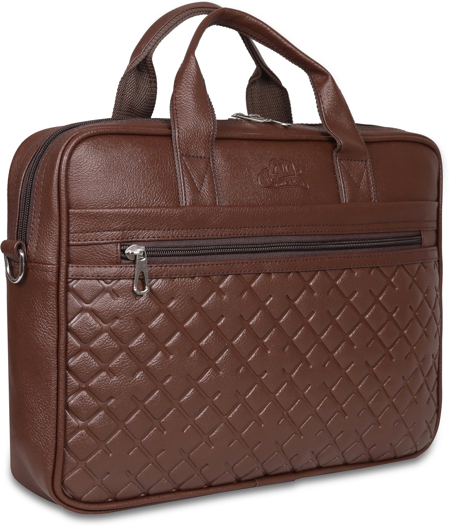 Leather World 15.6 inch Laptop Briefcase Shoulder Sling