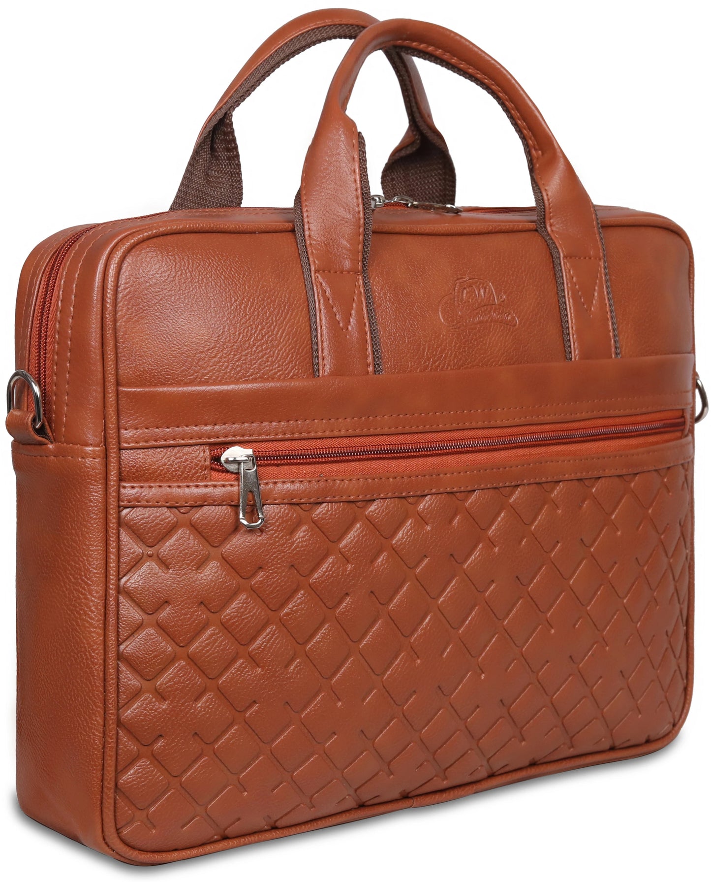 Leather World 15.6 inch Laptop Briefcase Shoulder Sling