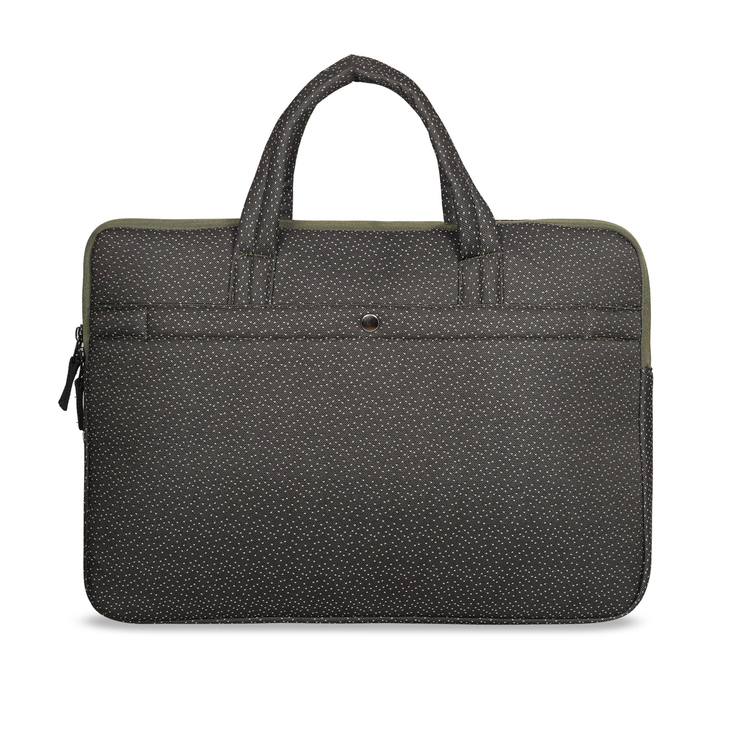 Leather World 15.6 inch Laptop Briefcase Shoulder Sling Office Business Professional Travel Messenger Bag for Men and Women Water Repellent Formal Executive Bags. (Green)