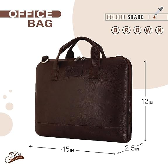 Laptop Office Bag Brown
