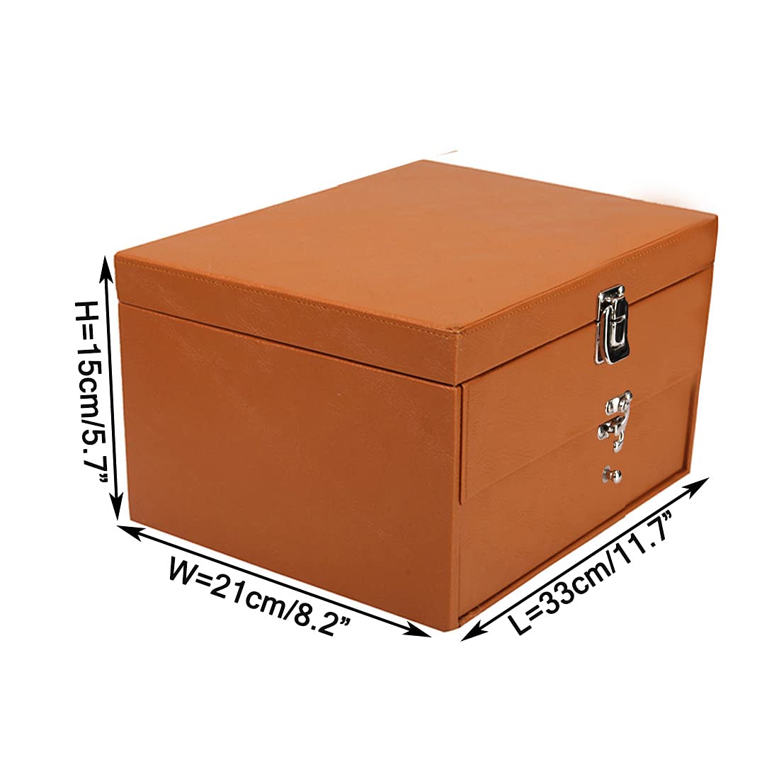 Leather World Unisex Classical 20 Slots Watch Organiser Box