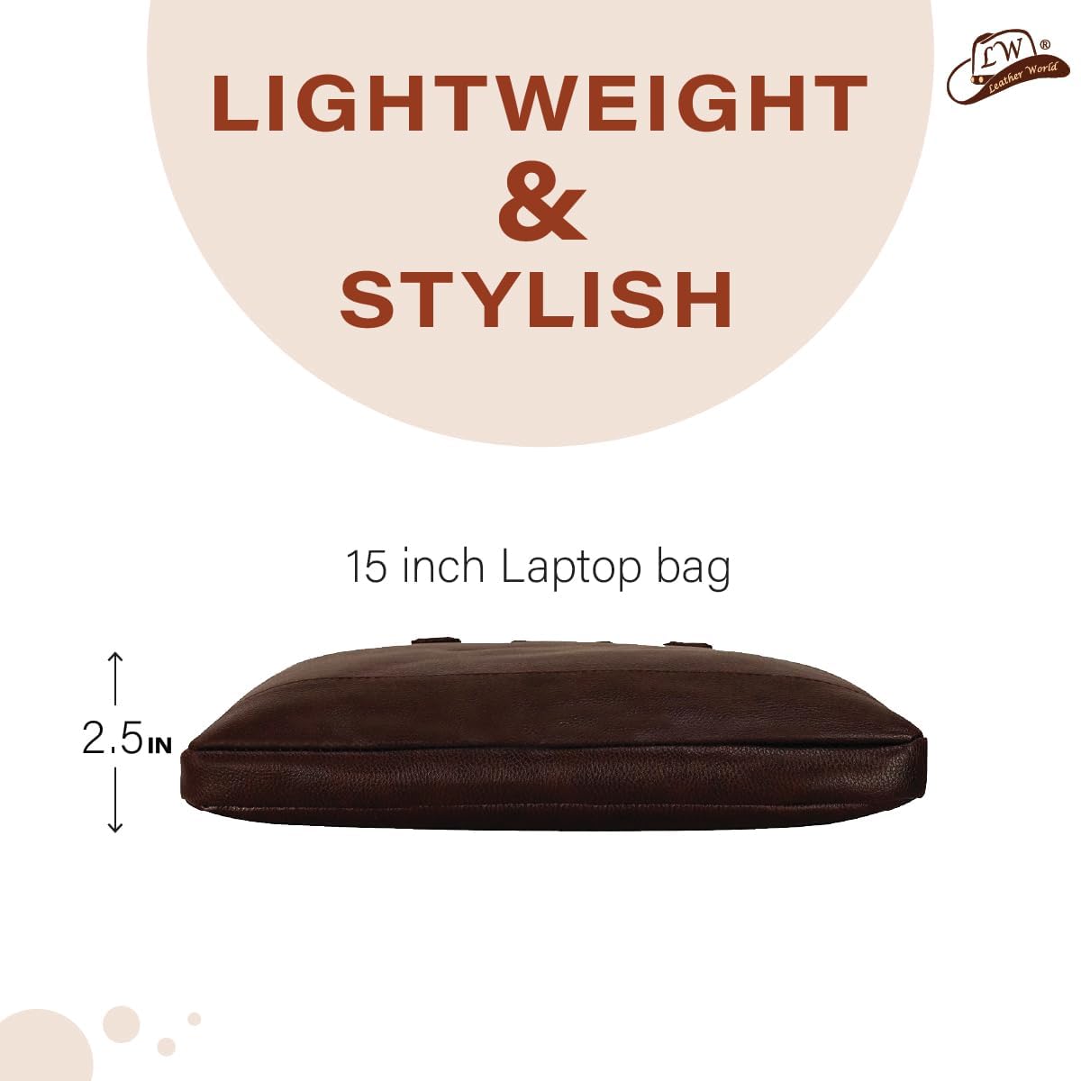 Sleek Slim Unisex 15.6 Inch Office Laptop Bag