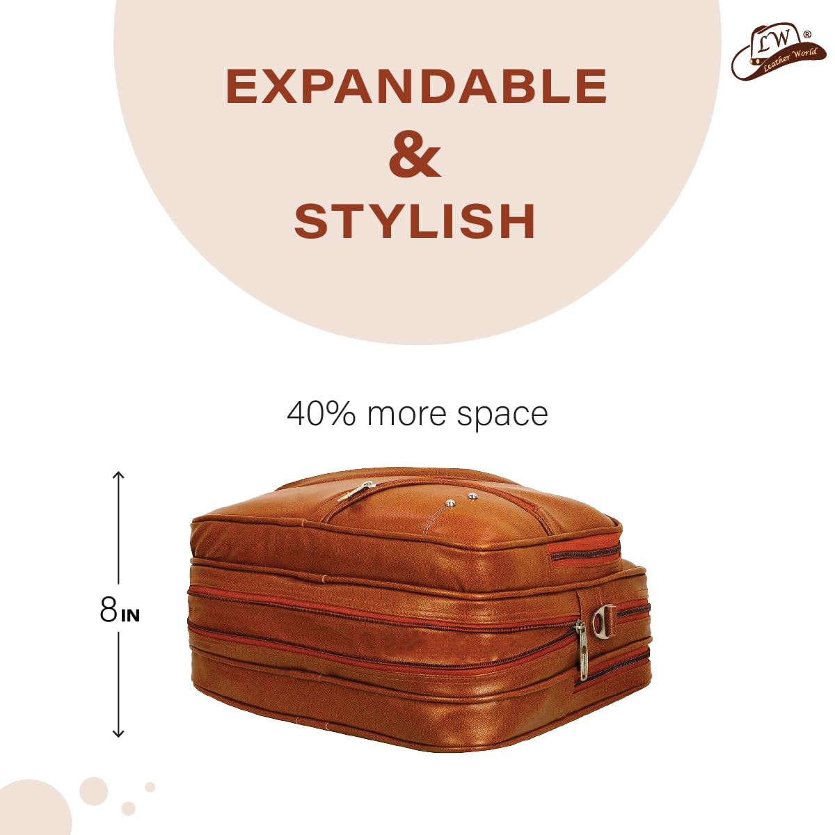 Office Laptop Bag Tan
