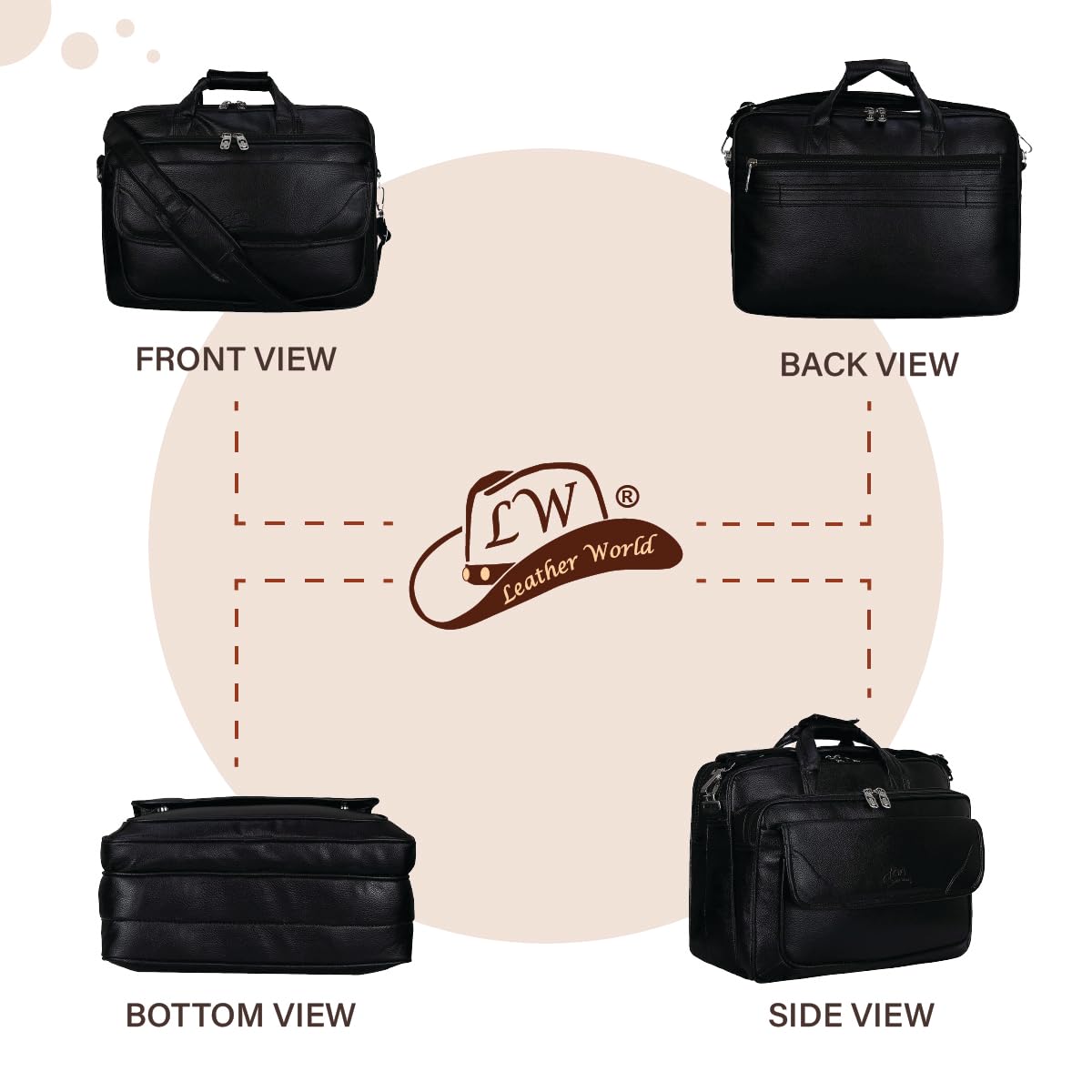 Laptop Office Bag Black