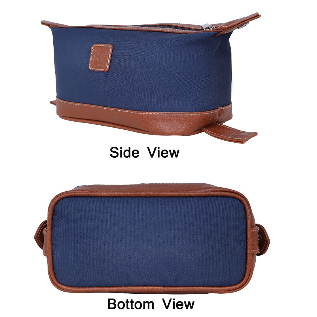 Fly Fashion Nylon Water Proof Travel Toiletry Bag for Men Women Shaving Pouch Dopp kit -Blue