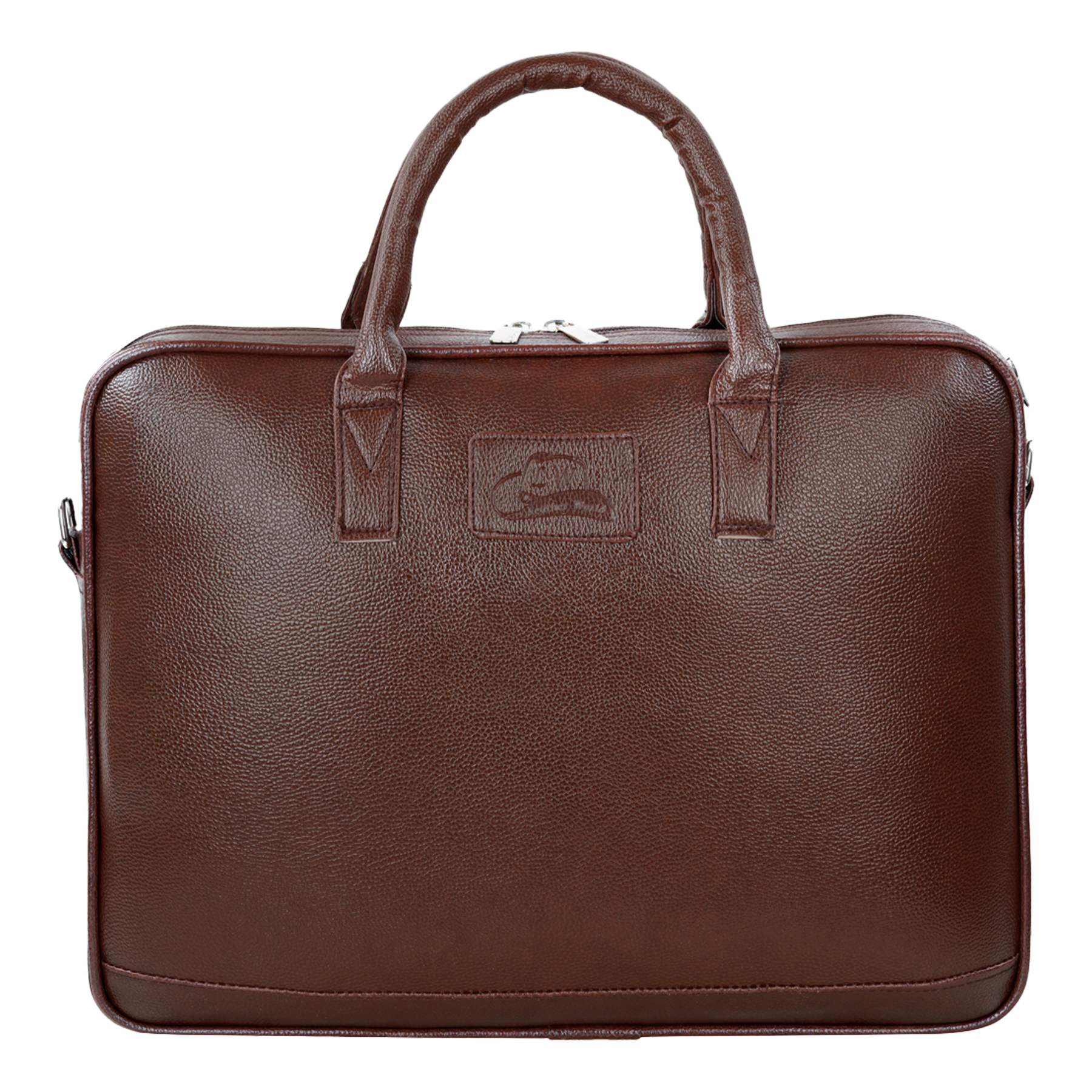 Leather World Sleek Stylish Unisex PU Leather Office Messenger Bag