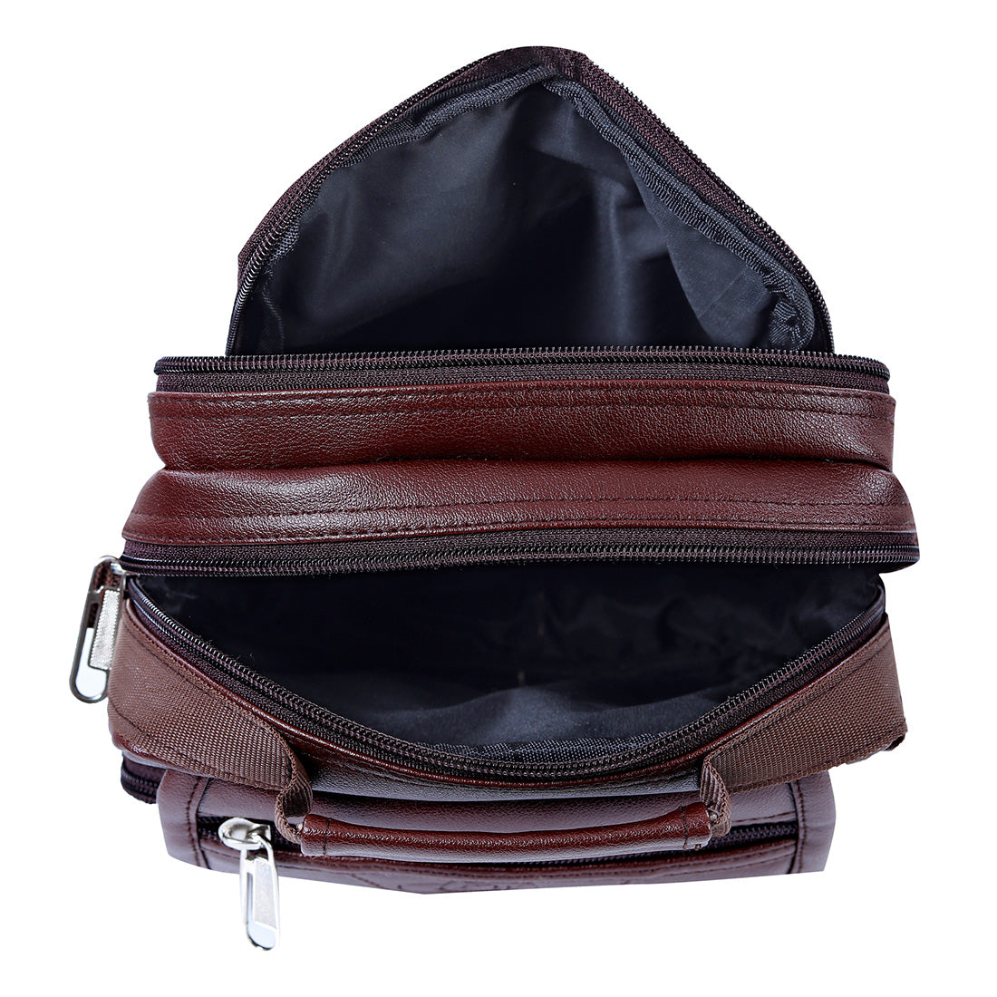 Leather World Unisex Leatherette Sling Bag