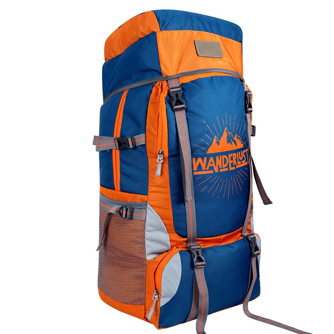 Orange Unisex Nylon Trekking Rucksack Bag Stylish Adventure Companion