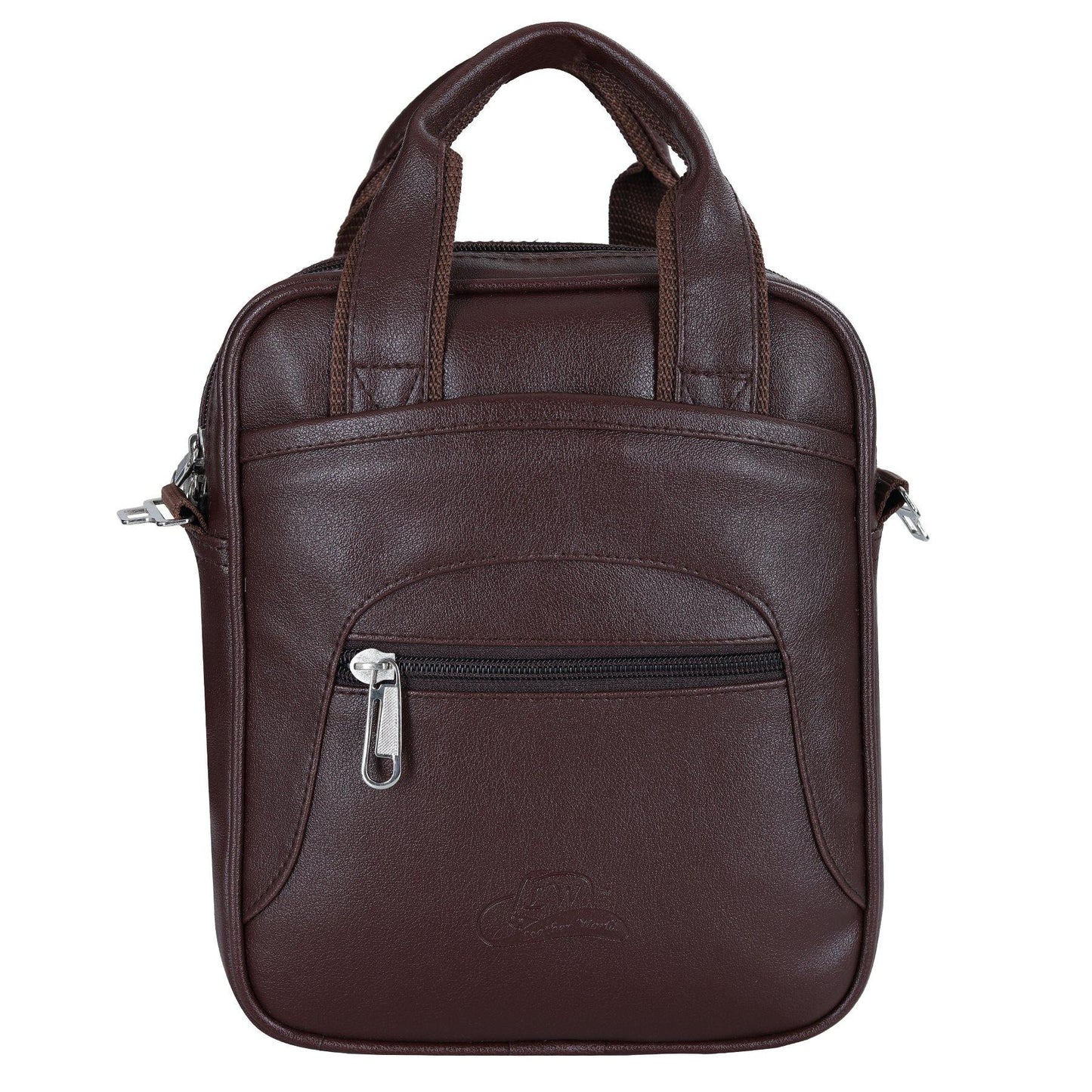 Leather World PU Leather Crossbody Sling Stylish Unisex Convenience