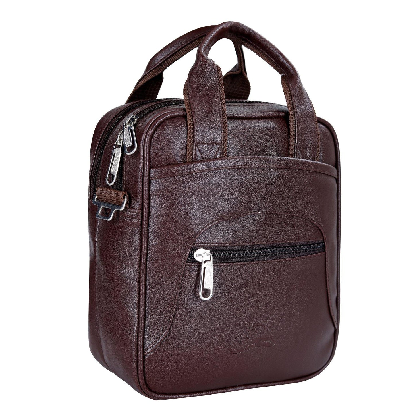 Leather World PU Leather Crossbody Sling Stylish Unisex Convenience