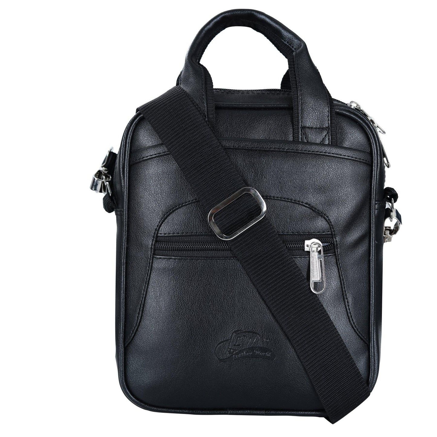 Leather World PU Leather Crossbody Sling Stylish Unisex Convenience