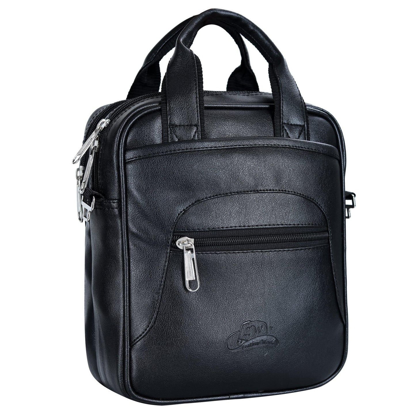 Leather World PU Leather Crossbody Sling Stylish Unisex Convenience