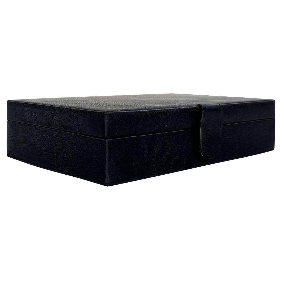 Leather World Unisex 12 Slots Watch Organiser Box - Leatherworldonline.net