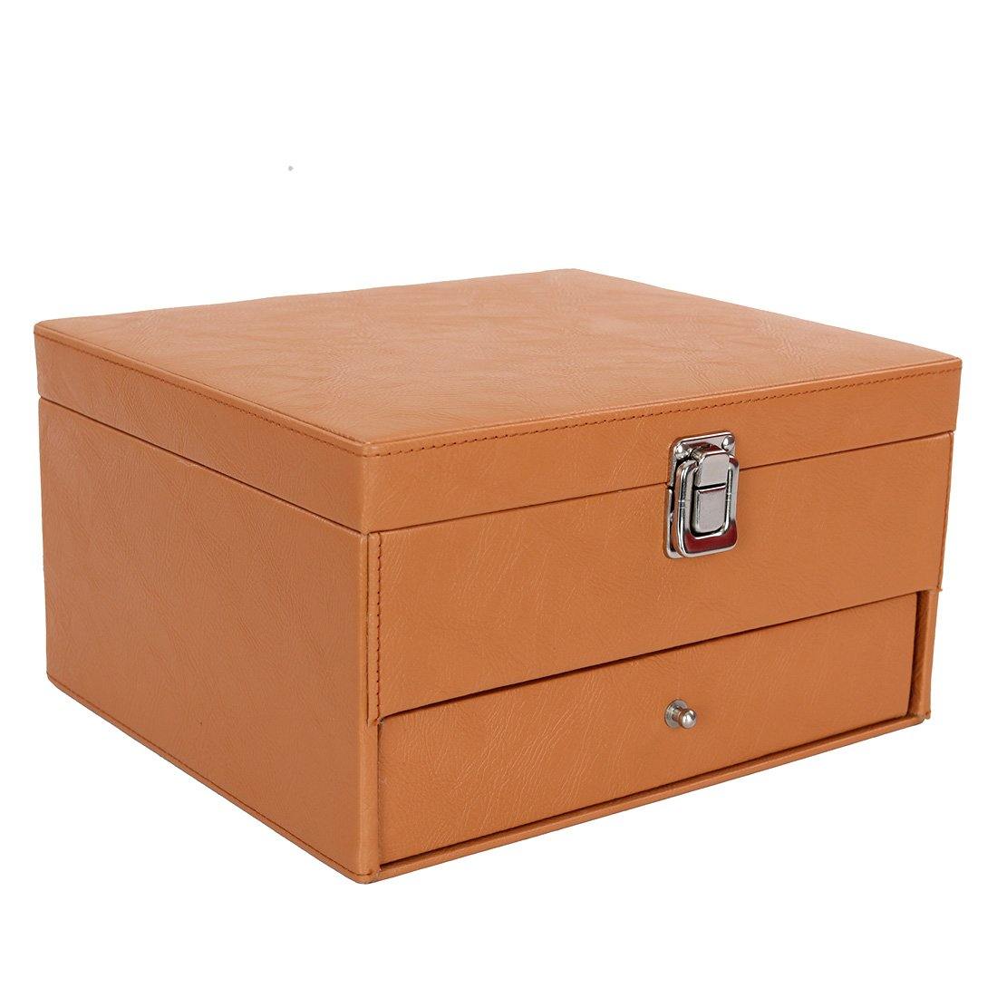 Leather World Unisex 16 Slos Watch Organiser Box - Leatherworldonline.net
