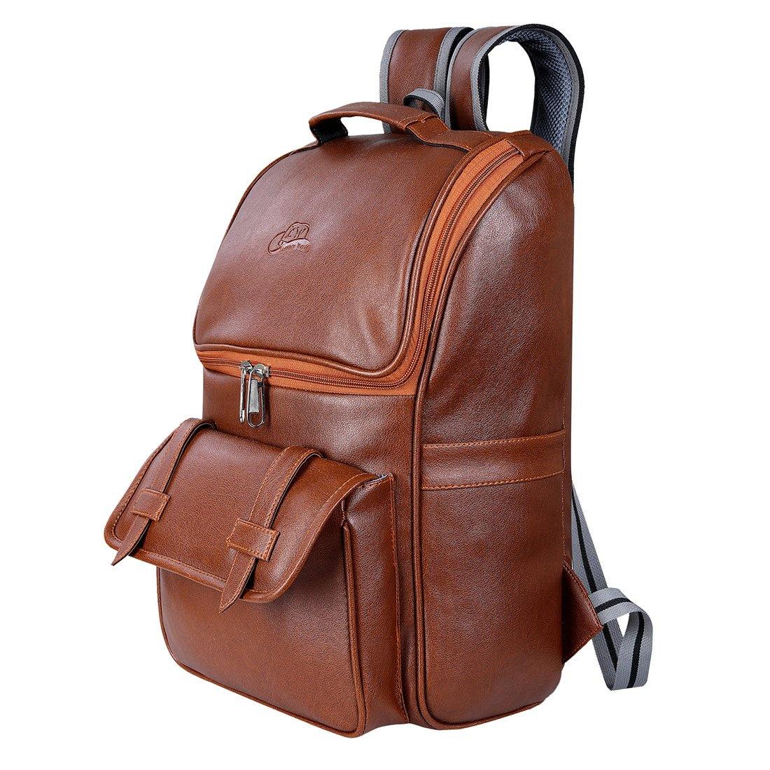Leather World Premium Leatherette Unisex Backpack - Leatherworldonline.net