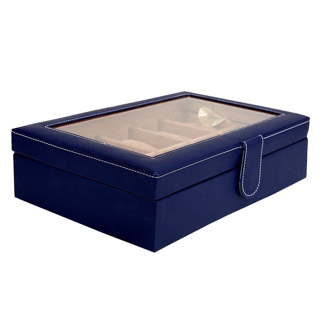 Leather World Unisex 10 Slots Watch Organiser Box - Leatherworldonline.net