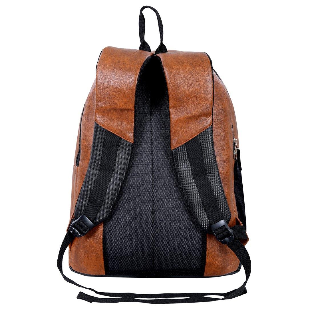 Leather World Unisex Vintage Synthetic Leather Backpack