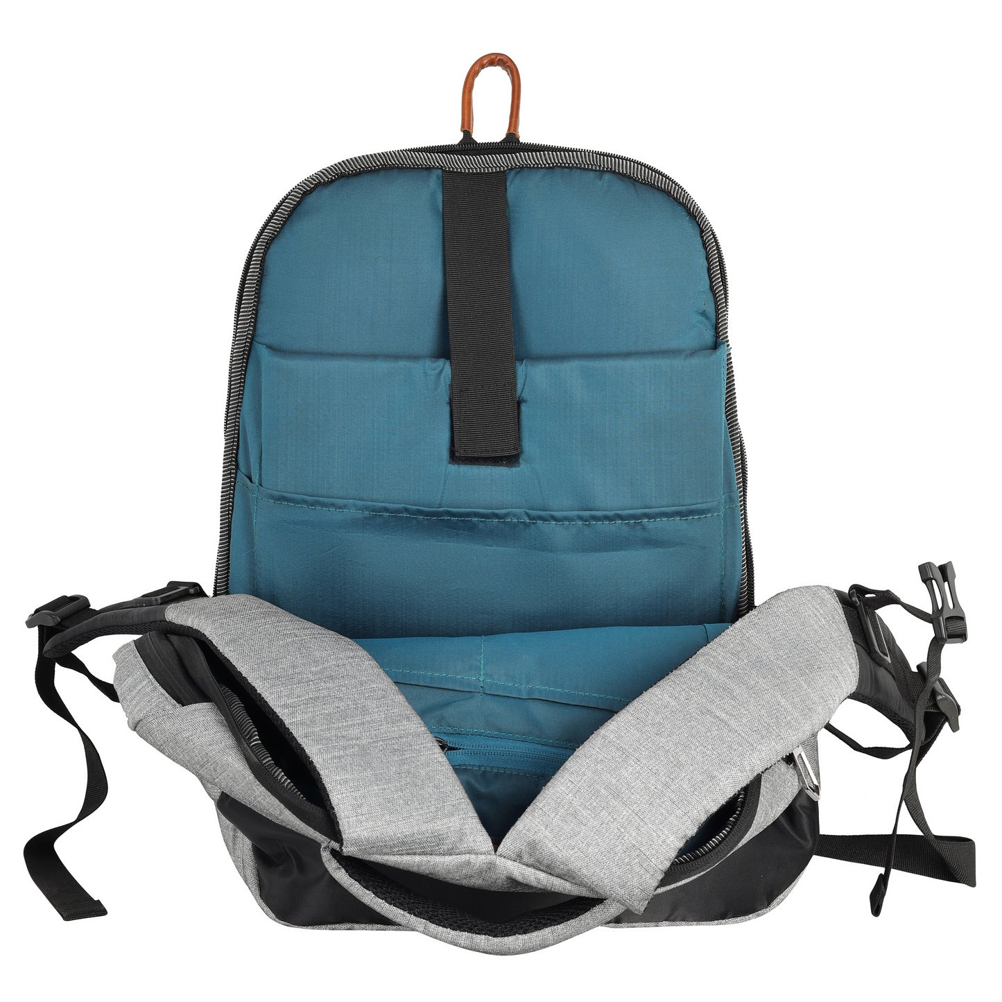 Small 15 L Laptop Backpack Casual Laptop Backpack Professional College Men Women (Grey)
