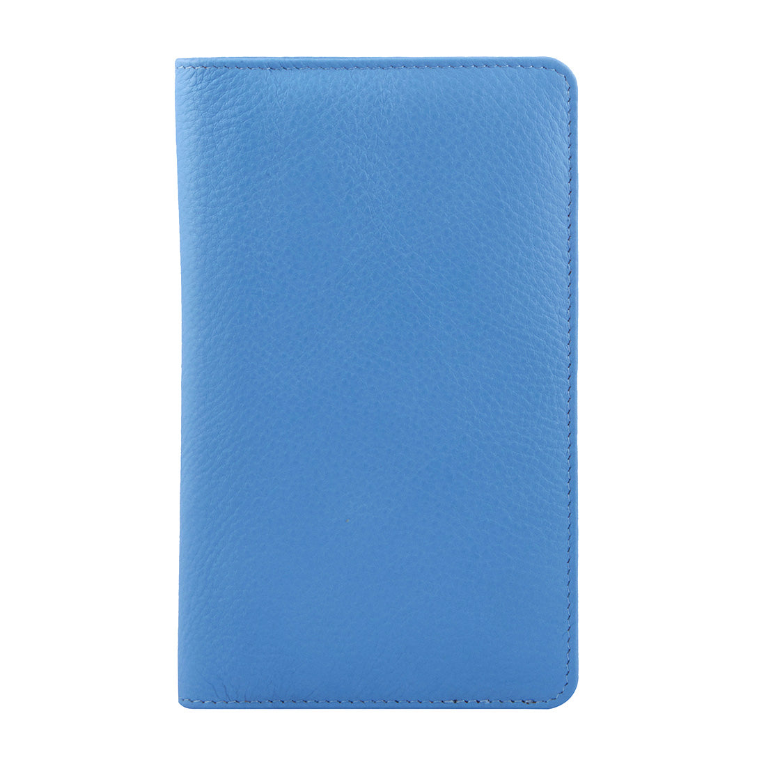 Genuine Grained Leather Sky Blue Unisex Multi-Purpose Holder