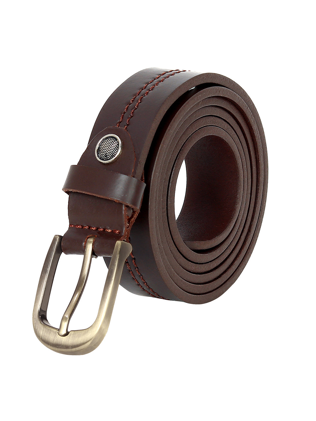 Leather World Formal Casual Black Stylish Genuine Leather Belts for Women
