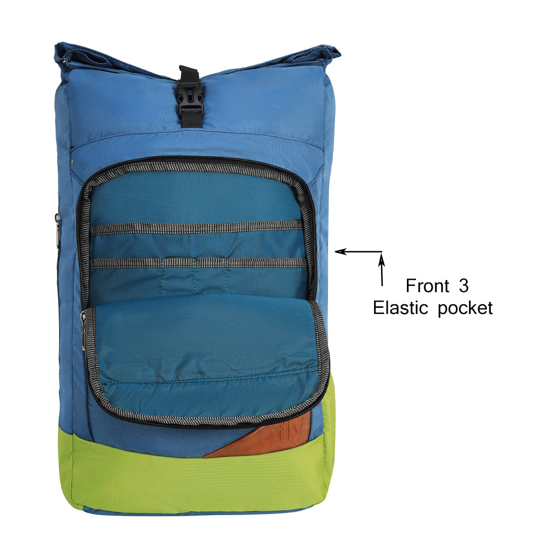 Medium 22 L Laptop Backpack Top Roll Large Backpack Bag Men Women (Multicolor)