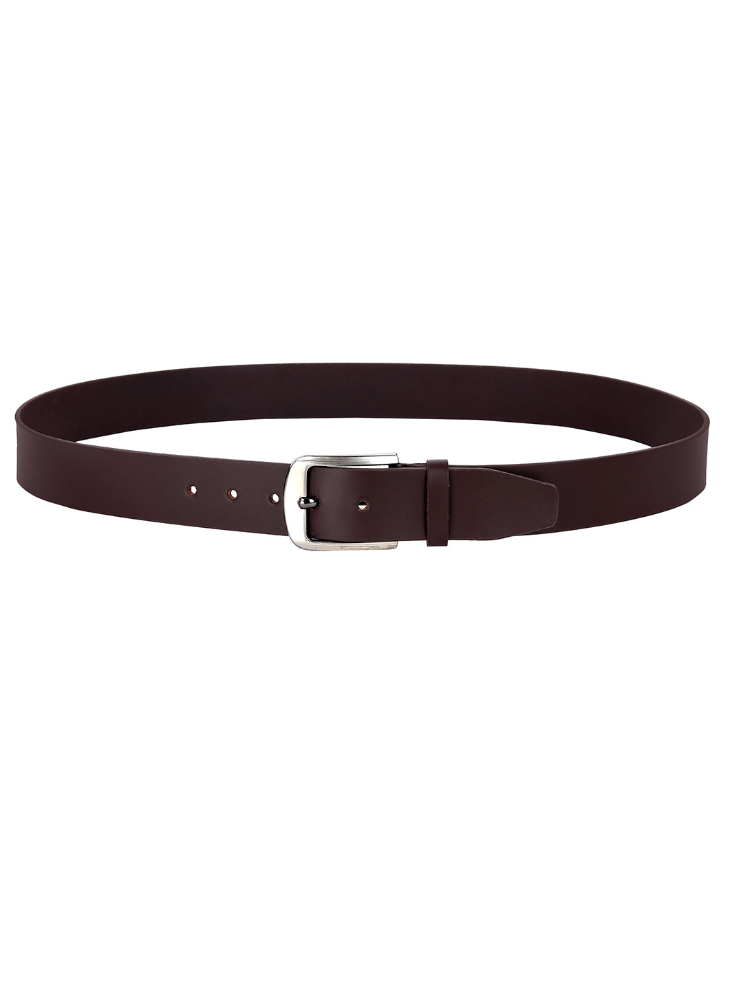 Leather World Formal Casual Brown Branded Stylish Genuine Leather Belts For Men