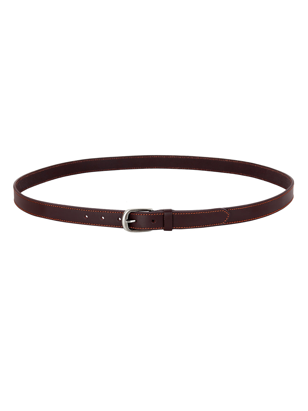 Leather World Formal Casual Brown Branded Stylish Genuine Leather Belts for Women