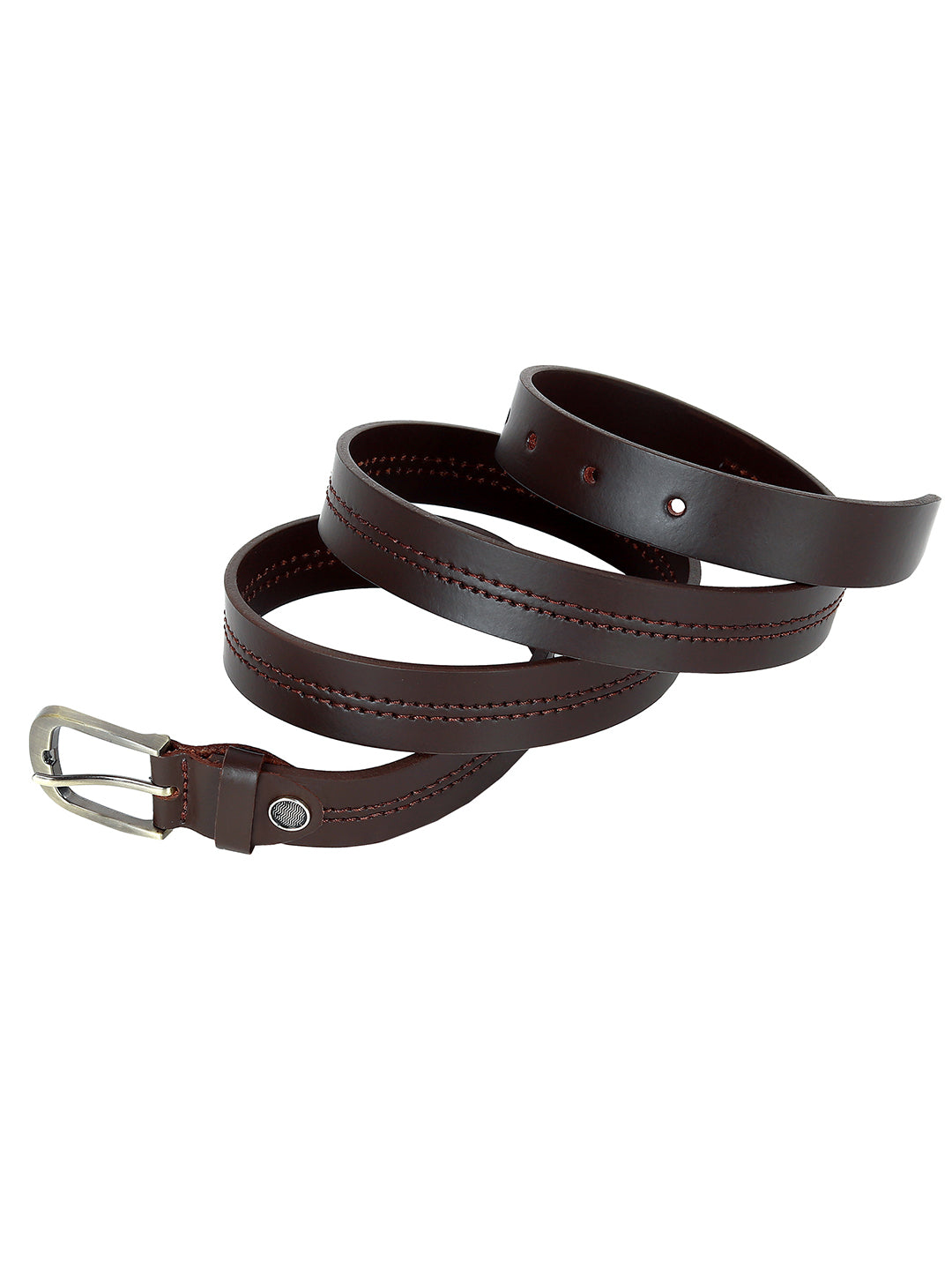 Leather World Formal Casual Black Stylish Genuine Leather Belts for Women