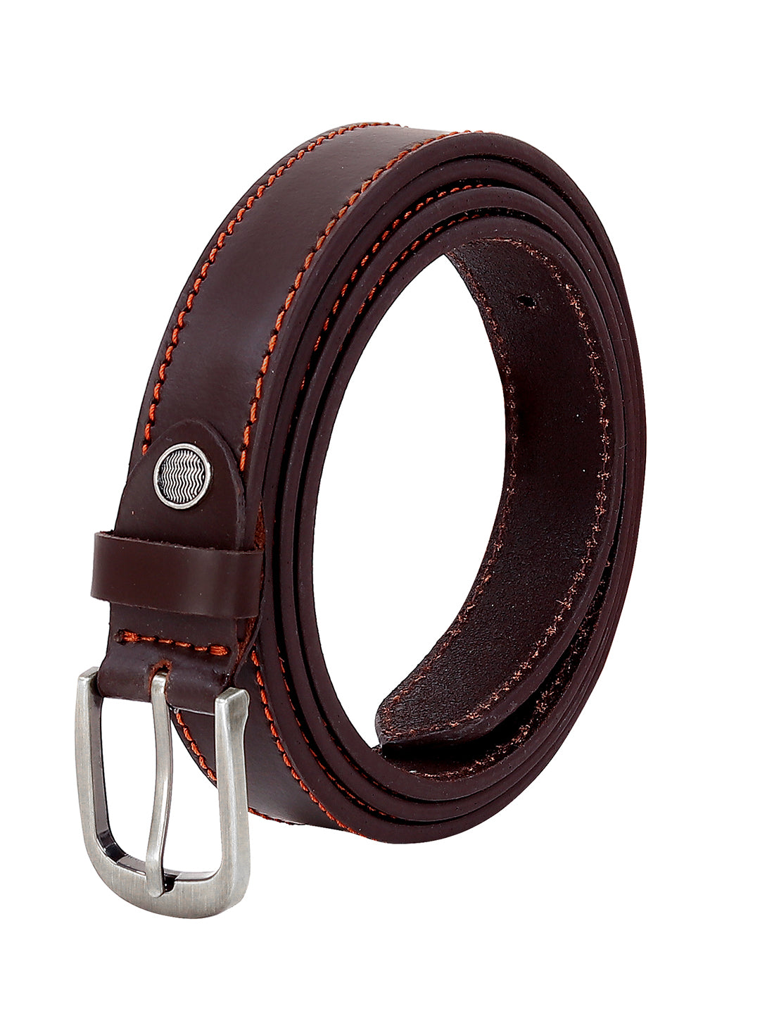 Leather World Formal Casual Brown Branded Stylish Genuine Leather Belts for Women