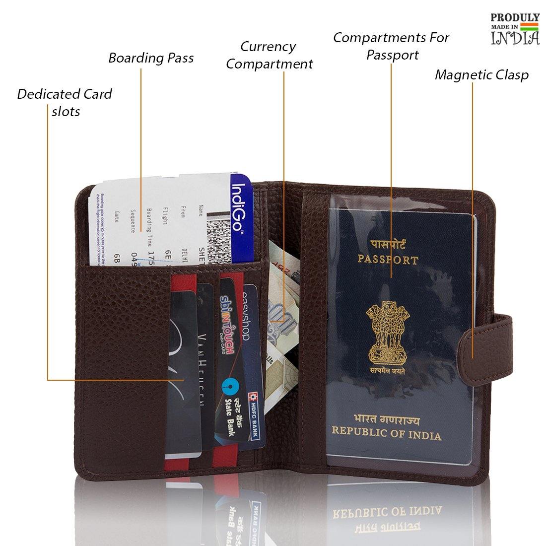 Leather World Travel Passport Holder - Leatherworldonline.net