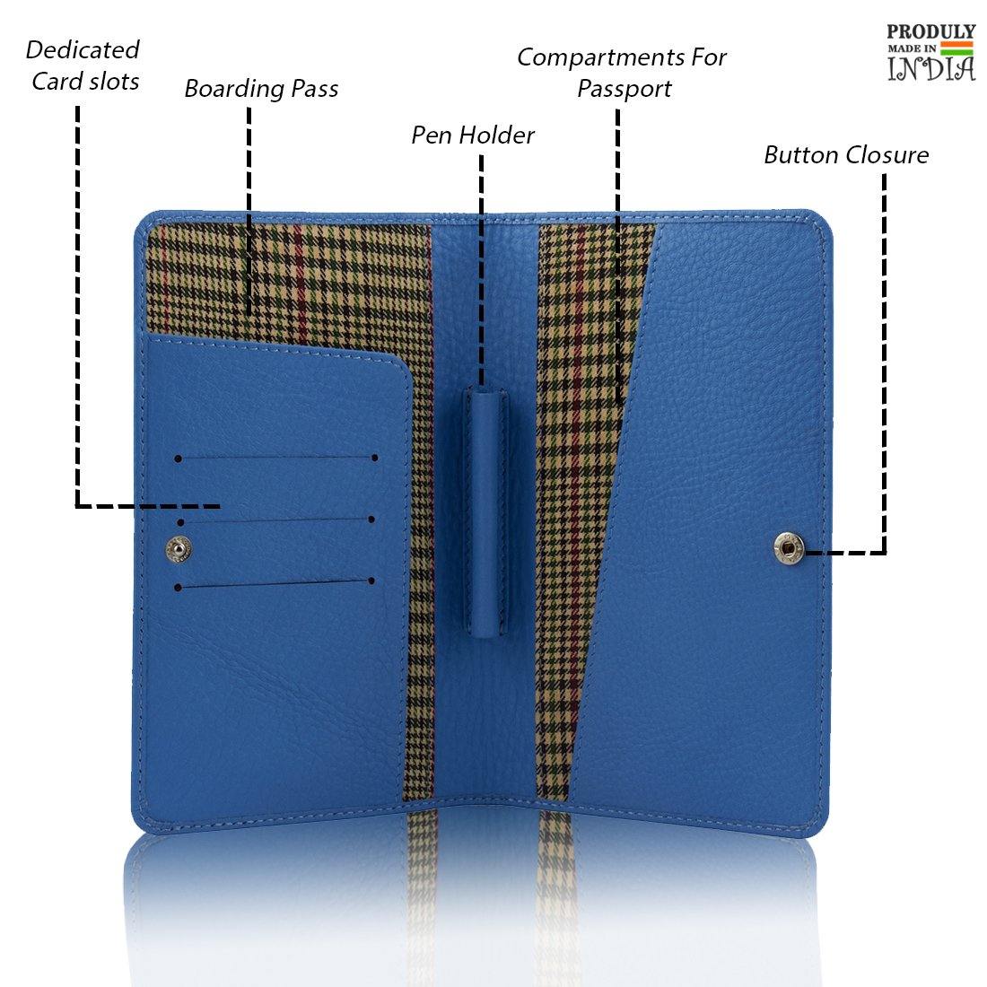Leather World Travel Passport Holder - Leatherworldonline.net