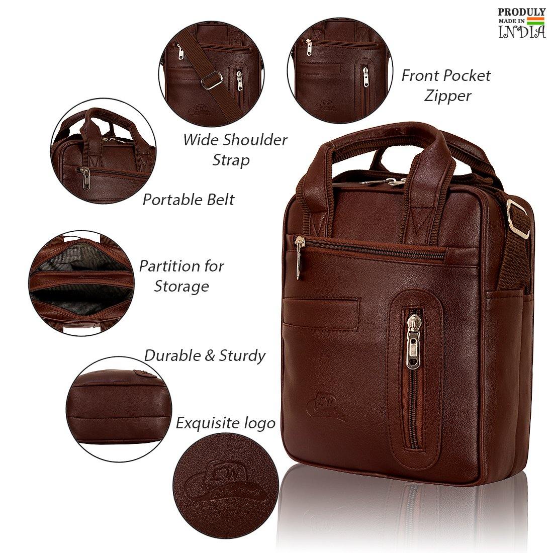 Leather World Unisex Multipurpose Bag - Leatherworldonline.net