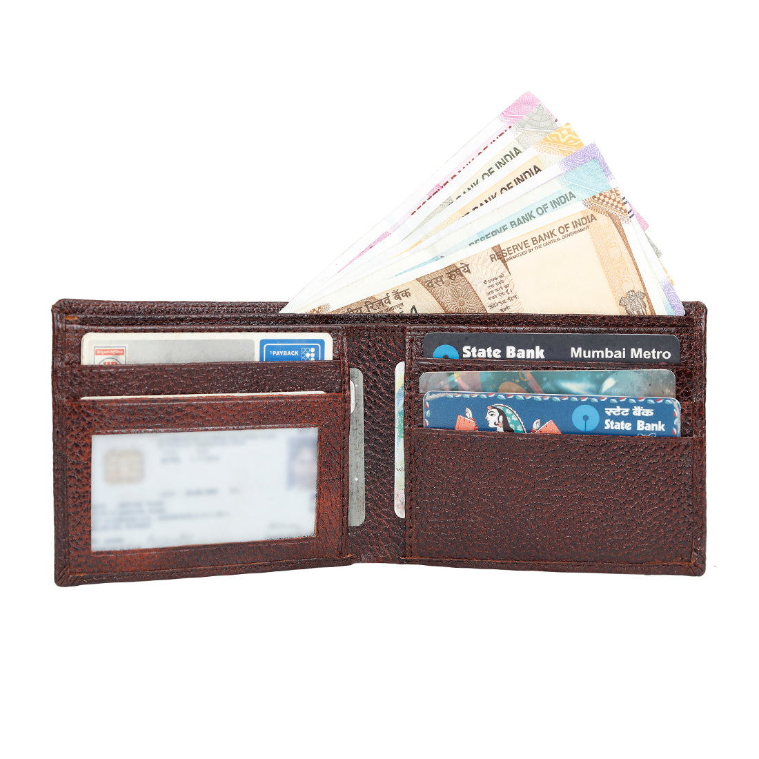 Genuine Grained Leather Trailblazer Wallet For Men