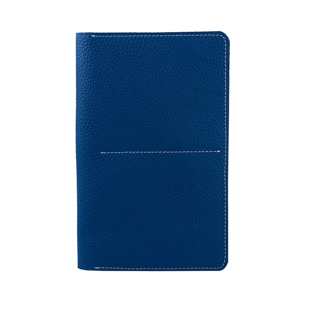 Genuine Grained Leather Unisex Dark Blue Multi-purpose Holder