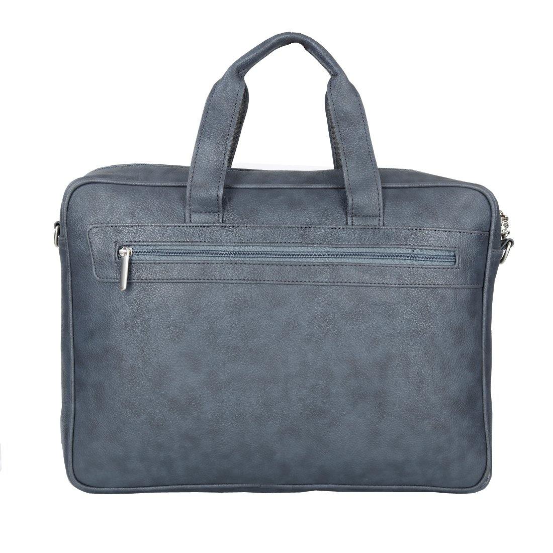 Stylish Grey Colour Office Laptop Bag - Leatherworldonline.net