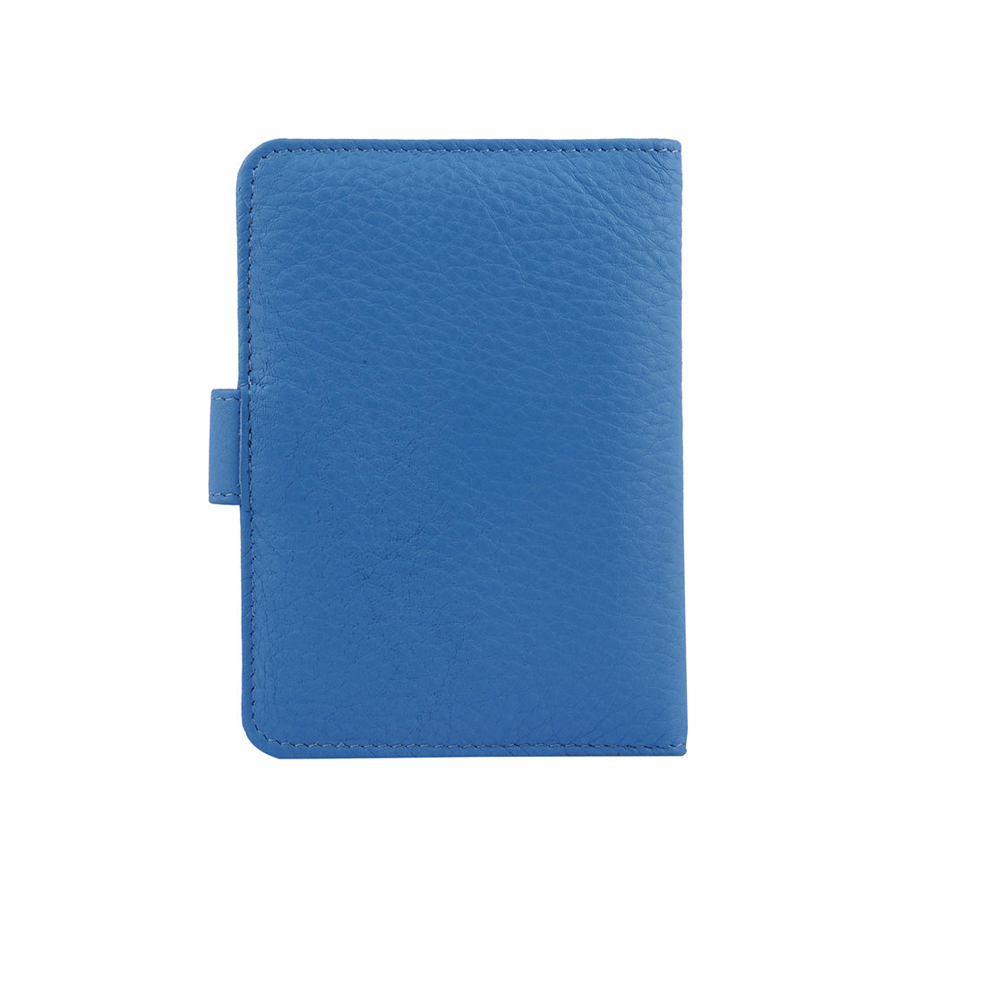 Genuine Grained Leather Unisex Trending Sky Blue Multi-purpose Holder