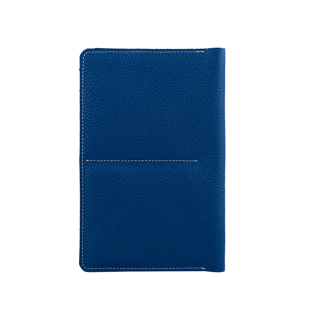 Genuine Grained Leather Unisex Dark Blue Multi-purpose Holder