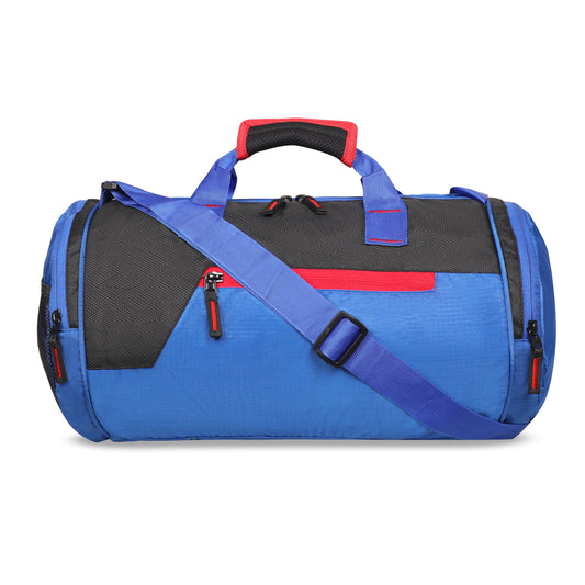 Leather World Gym Bag for Men & Women | Duffle Bag | Adjustable Shoulder Duffle Gym Bag | Water Resistant | Sports & Travel Bag