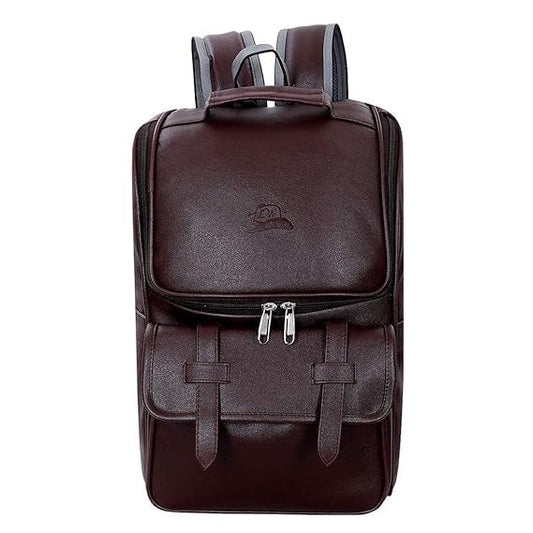 Premium Leatherette Unisex Backpack by Leather World