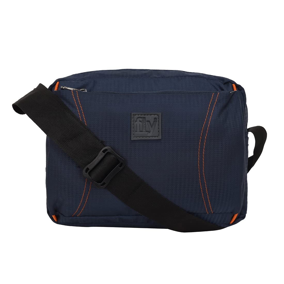 Fly Fashion Nylon Sling Bag for Men Cross Body Travel Office Business Messenger one Side Shoulder Bag for Men and Women - Blue