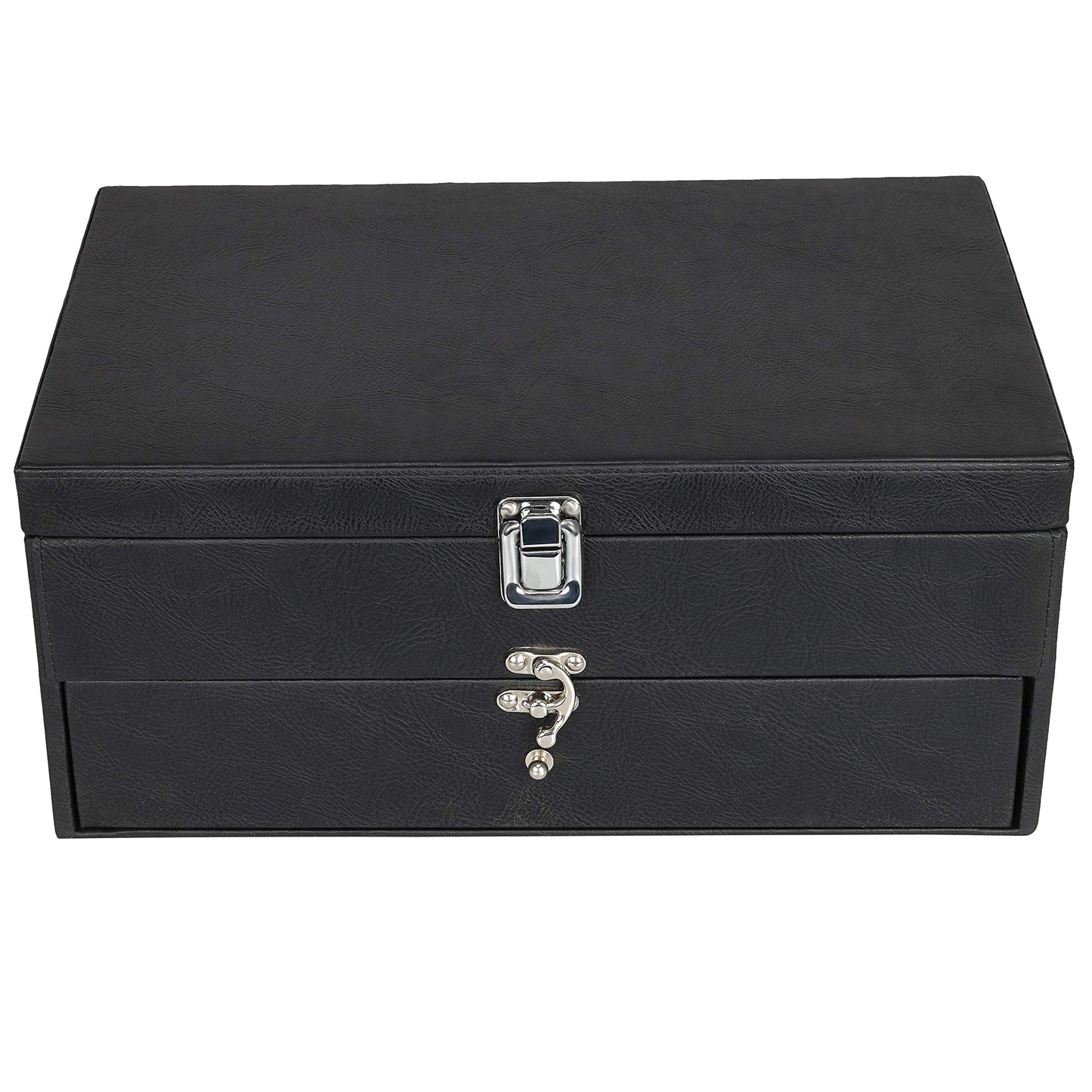 Leather World Unisex Classical 20 Slots Watch Organiser Box
