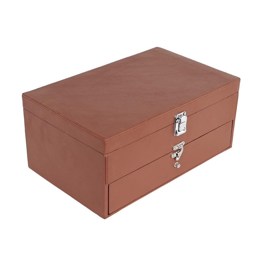 Leather World Unisex Classical 20 Slots Watch Organiser Box