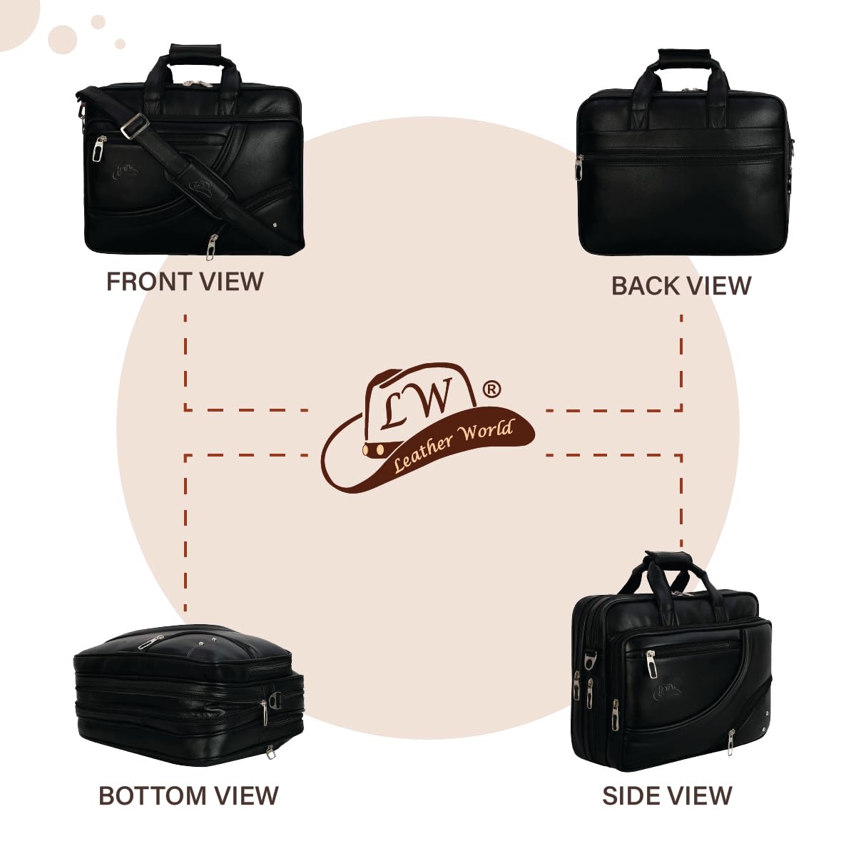 Office Laptop Bag Black