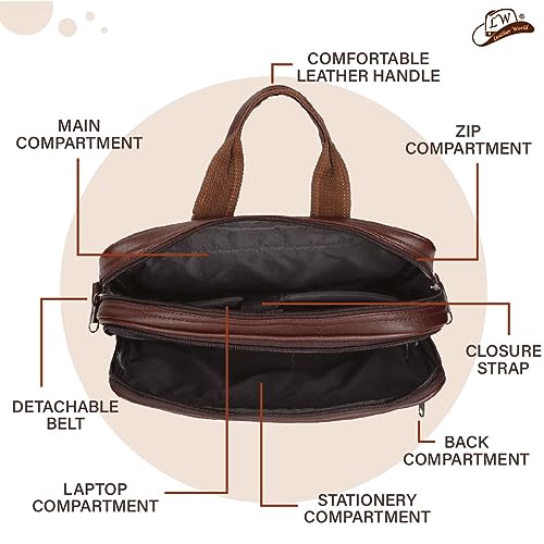 Laptop Office Bag Brown