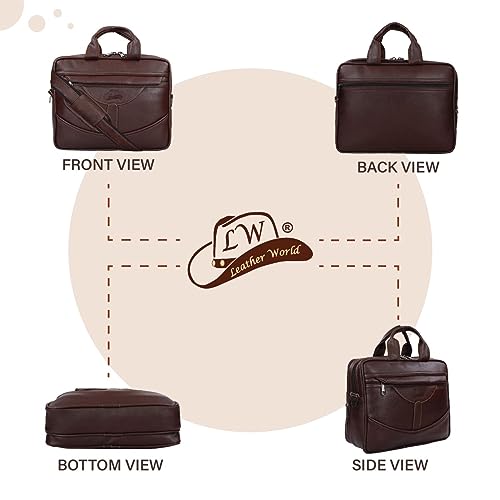 Laptop Office Bag Brown