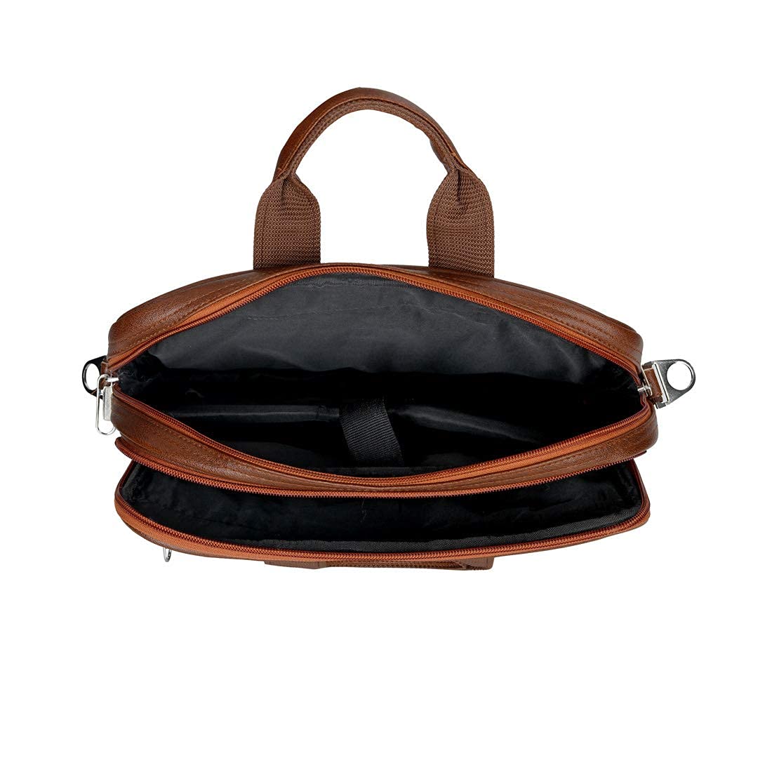 Leather World Pu Leather Mini 14 inch Laptop Office Bag | Office Bag | Messenger Bag | Travel Bag