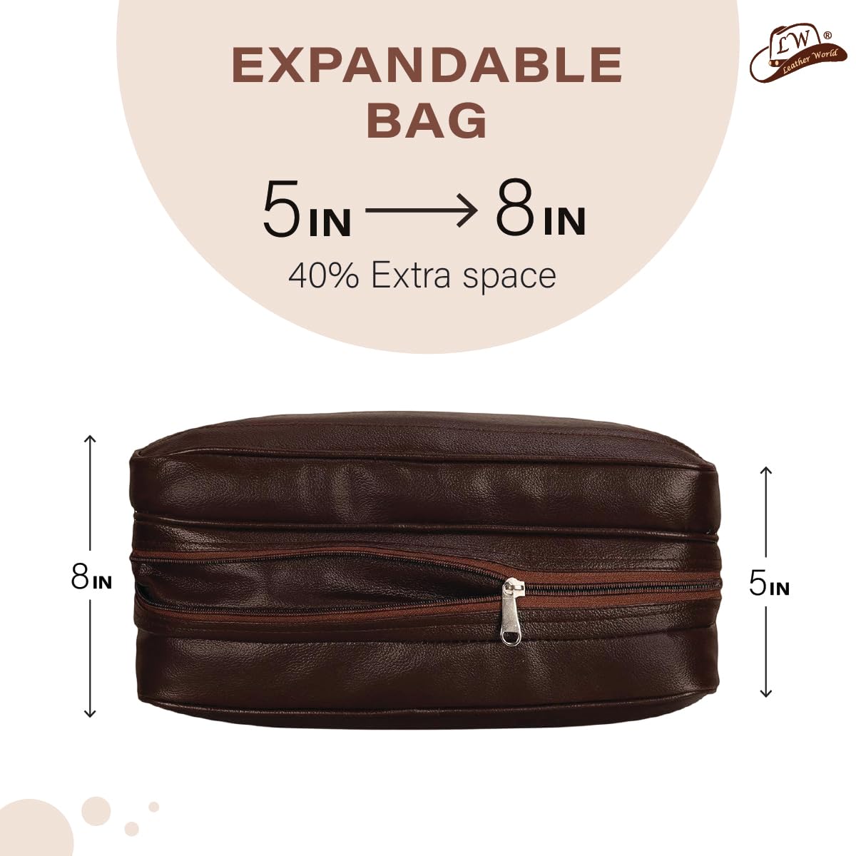 Laptop Office Bag Brown