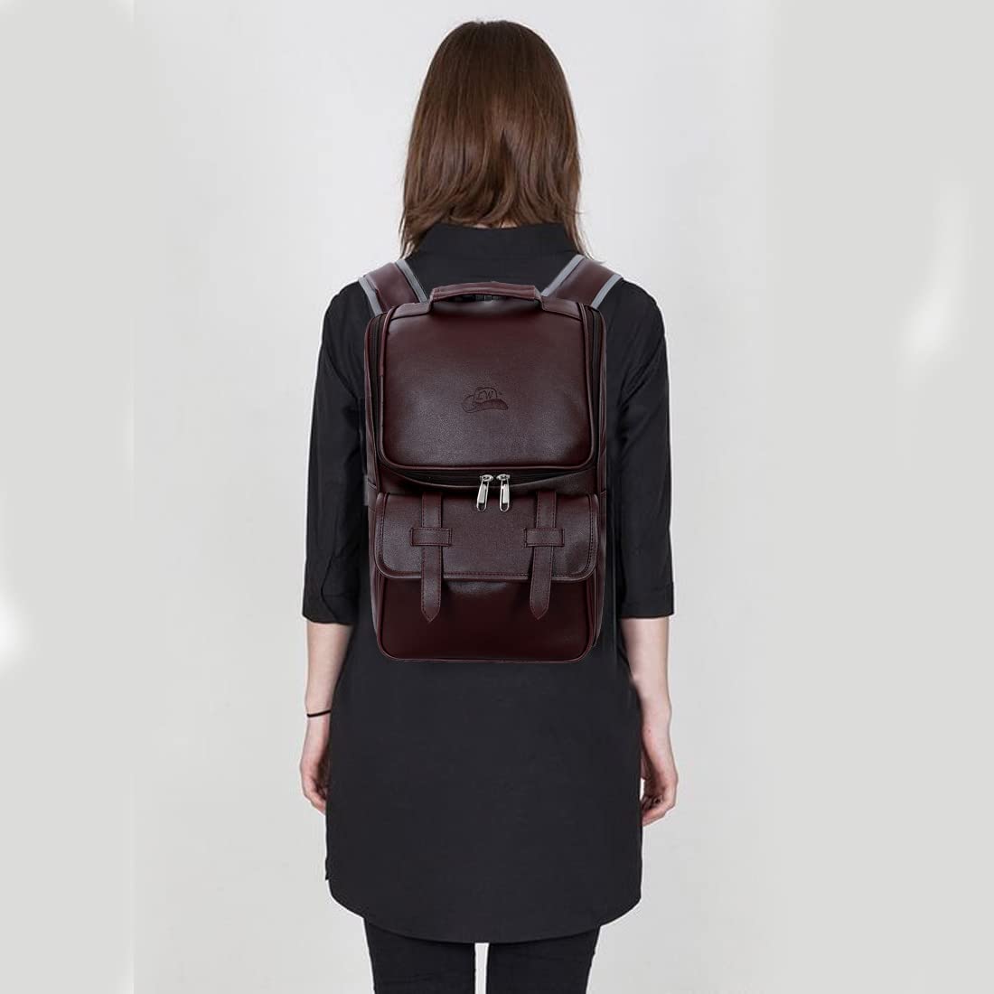 Premium Leatherette Unisex Backpack by Leather World